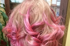Blonde & Pink Highlight